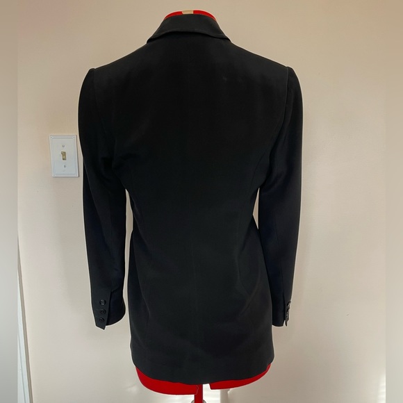 Due per Due Black Silk Blazer - Picture 3 of 4